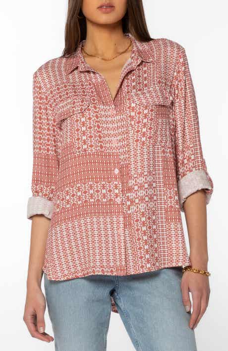 VELVET HEART Genovia Roll Tab Button-Up Shirt