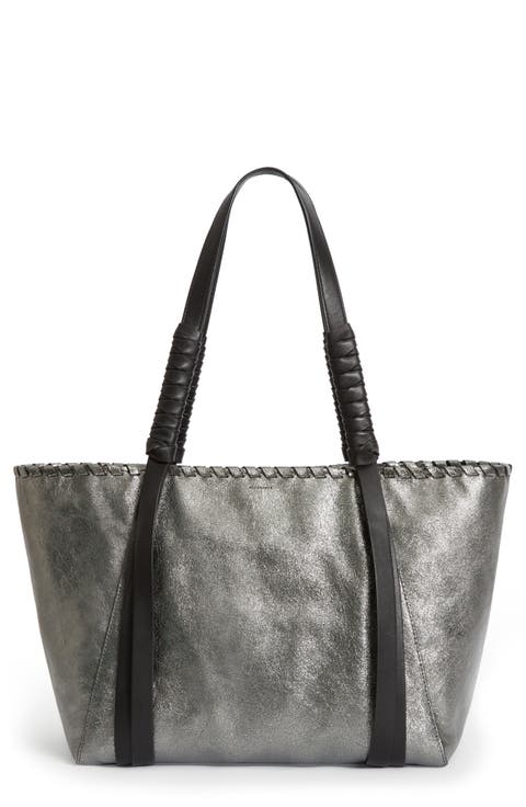 Miki East/West Leather Tote