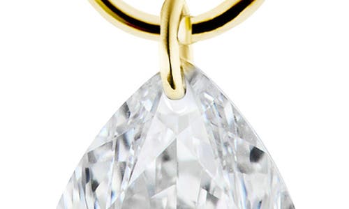 MARIA TASH MARIA TASH PEAR DIAMOND FLOATING CHARM 