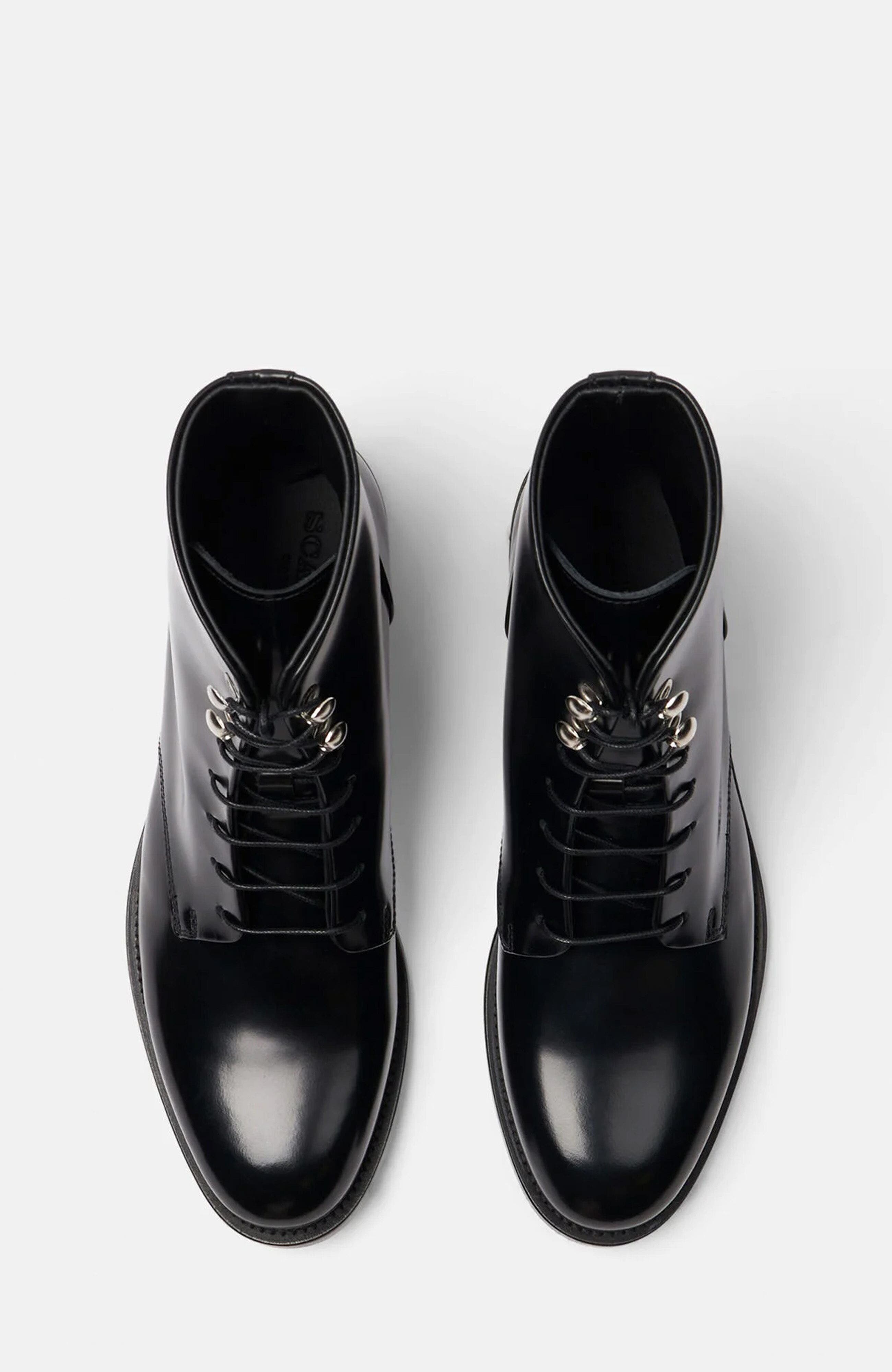 SCAROSSO Eva Boots, Alternate, color, Black Calf