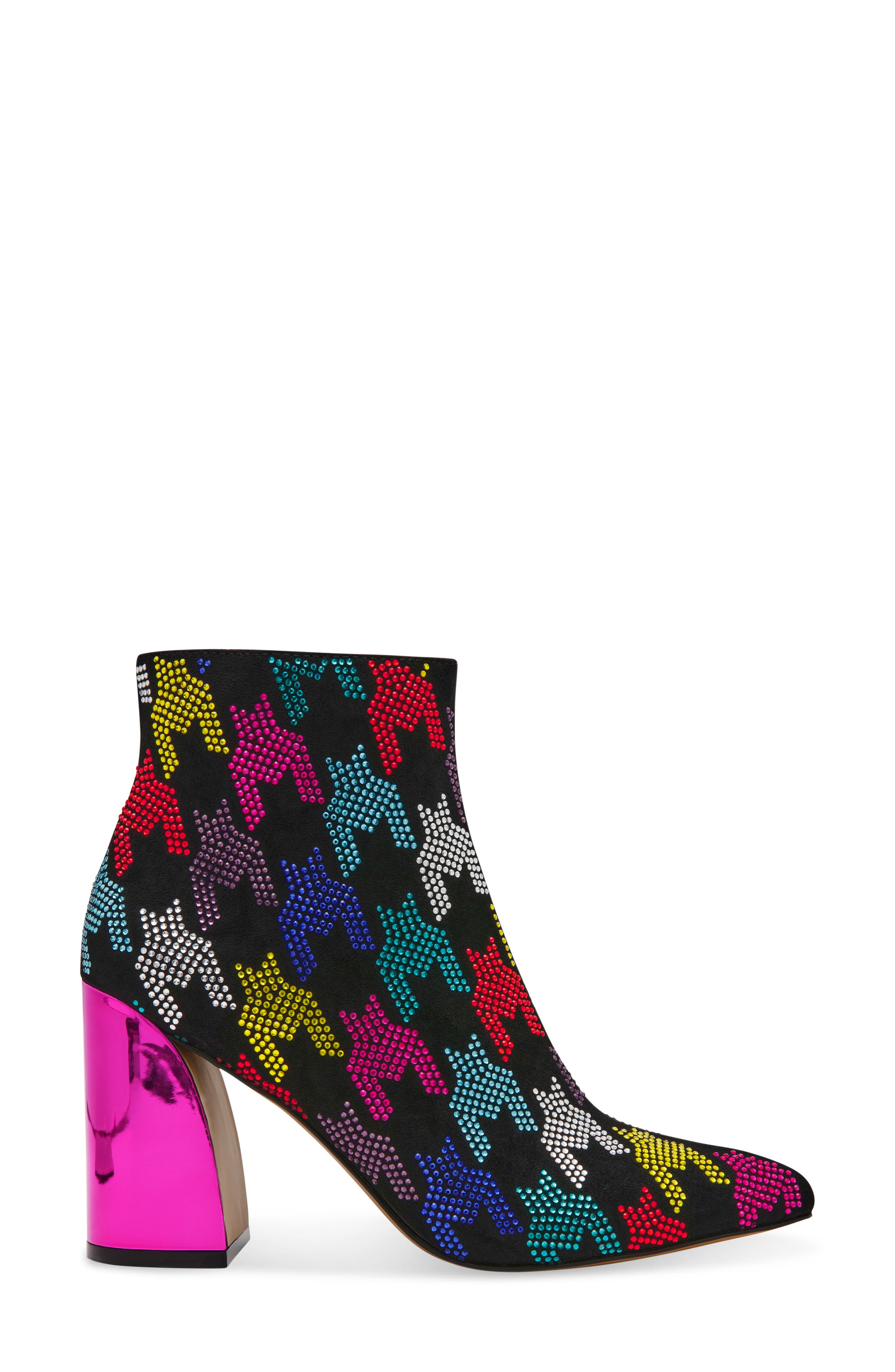 Betsey Johnson Marrina Pointed Toe Bootie, Alternate, color, 