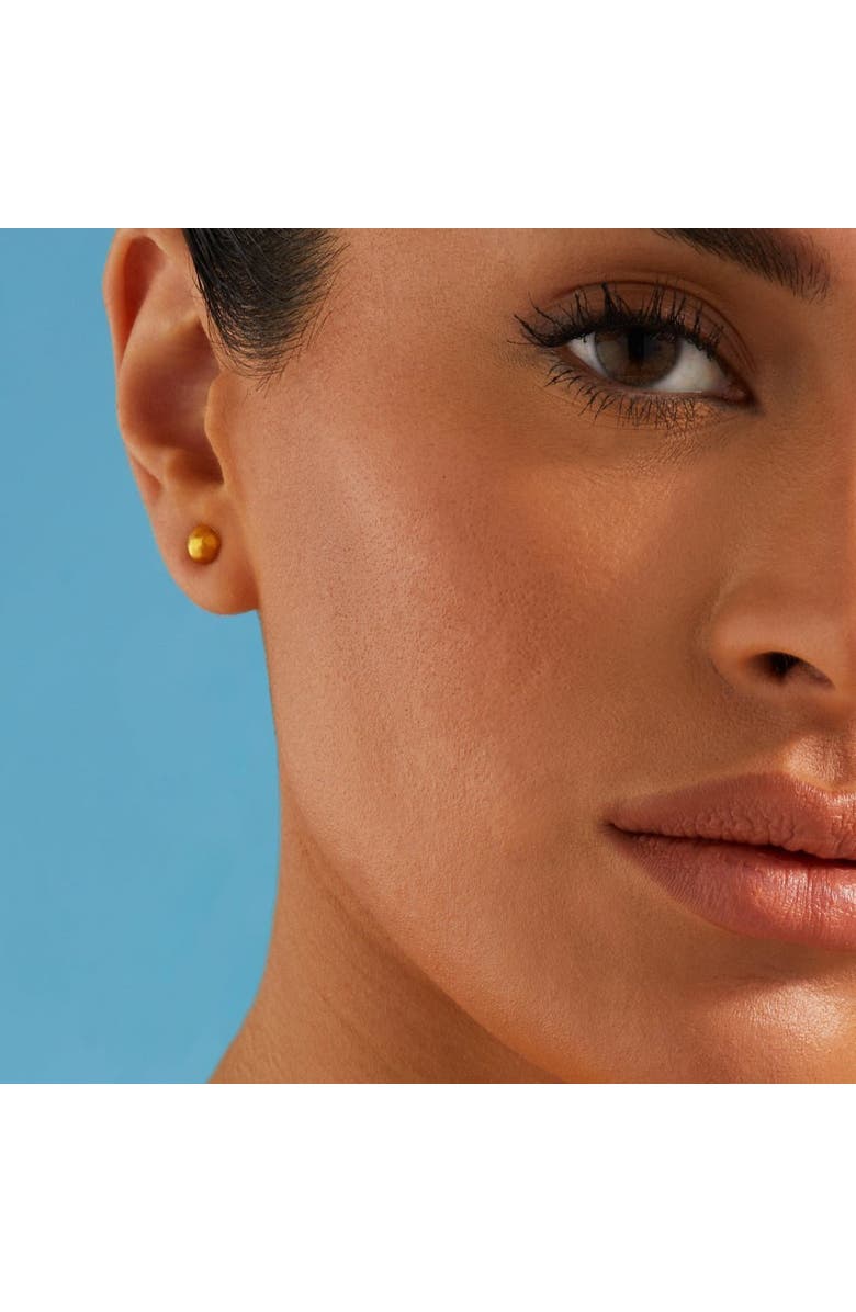 7879 Circle Stud Earrings, Alternate, color, Gold 9K