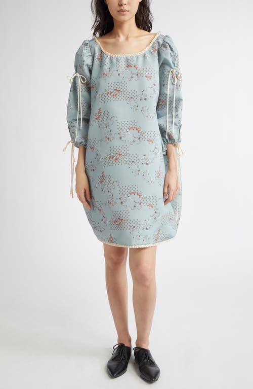 MERUERT TOLEGEN MERUERT TOLEGEN FLORAL PRINT TAFFETA MINIDRESS