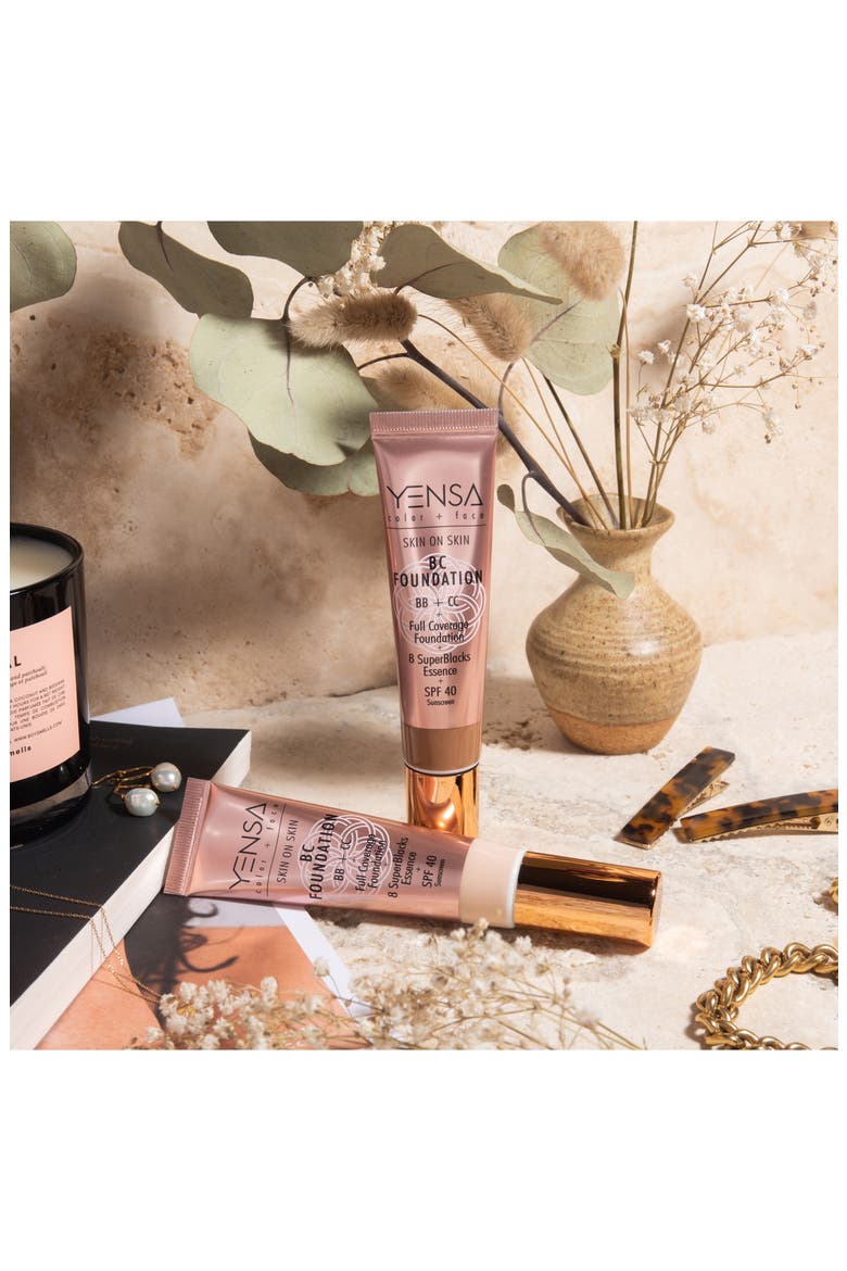 Skin On Skin BB + CC Full Coverage Hyaluronic Foundation SPF 40, Alternate, color, Z/DNUMEDIUM GOLDEN