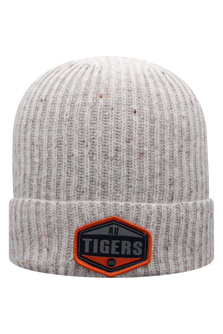 Men's Top of the World Gray Auburn Tigers Alp Cuffed Knit Hat, Main, color, Gray
