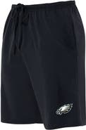CONCEPTS SPORT Men's Concepts Sport Black Philadelphia Eagles Big & Tall Fleece Lounge Shorts