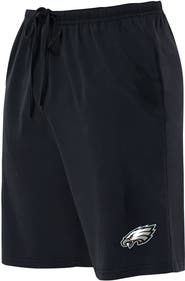 CONCEPTS SPORT Men's Concepts Sport Black Philadelphia Eagles Big & Tall Fleece Lounge Shorts