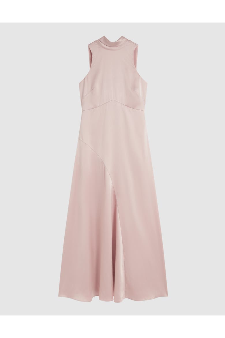 Marilyn Satin Maxi Dress, Alternate, color, Blushpink