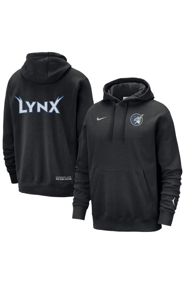 Nike Unisex Nike Black Minnesota Lynx Standard Issue Rebel Edition Hoodie, Main, color, Black