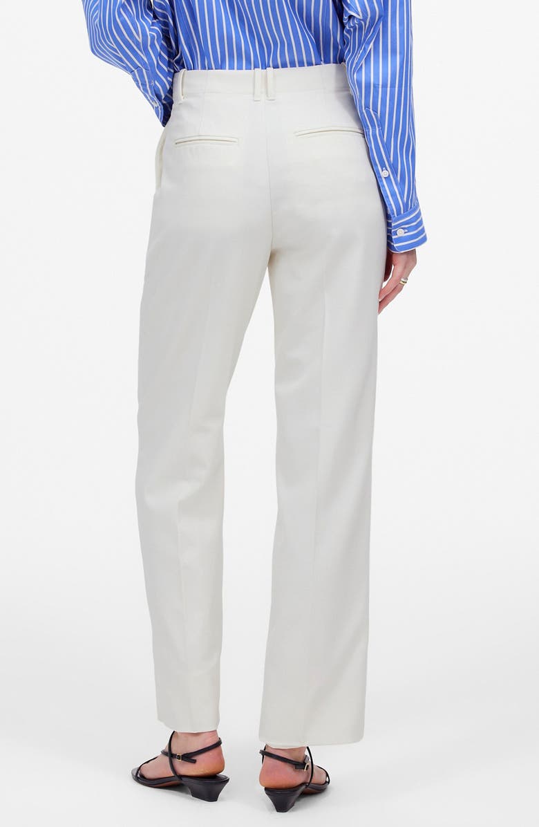 Madewell Slouchy Straight Pants, Alternate, color, Winter White