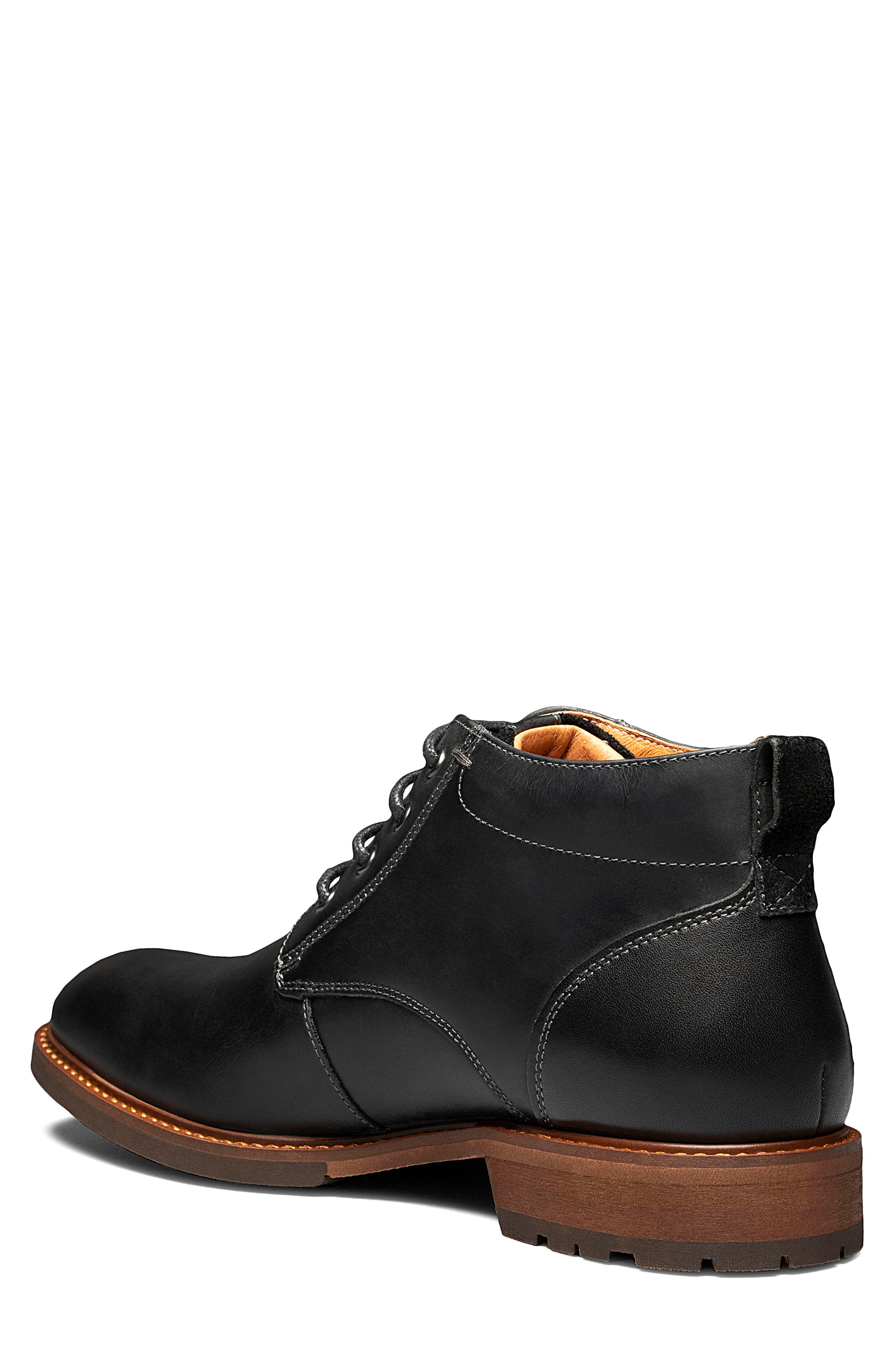 Florsheim Lodge Plain Toe Boot, Alternate, color, Black Ch