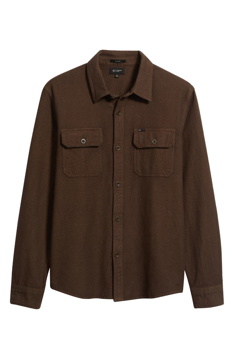 AG Milland Relaxed Fit Utility Button-Up Shirt, Alternate, color, Dark Chocolate