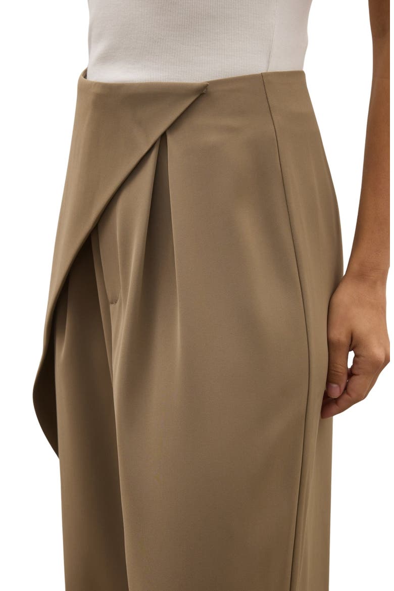Rue Wrap Wide Leg Pants, Alternate, color, DUNE