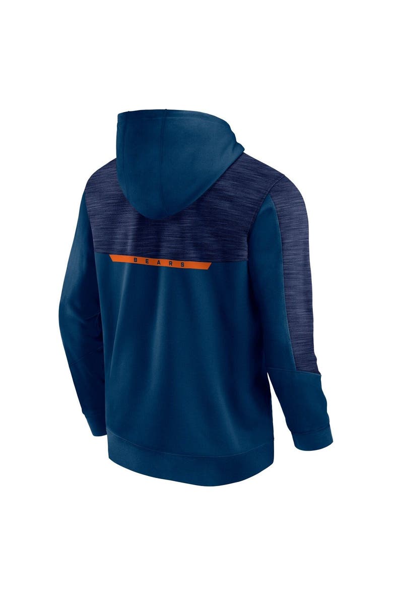 Men's Fanatics Branded Navy Chicago Bears Defender Evo Pullover Hoodie, Alternate, color, Navy