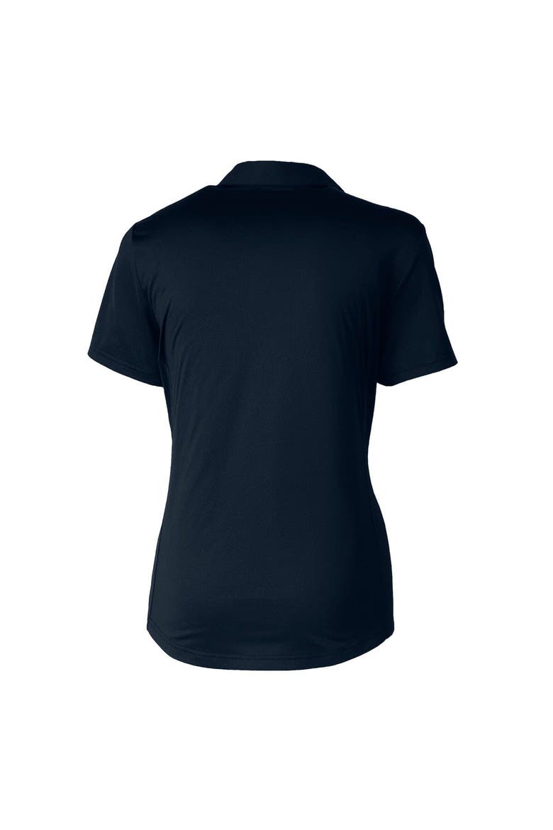 Women's Cutter & Buck Navy ETSU Buccaneers Vault DryTec Virtue Eco Pique Recycled Polo, Alternate, color, Navy