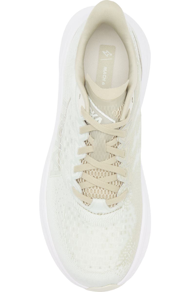HOKA Mach 6 Running Shoe, Alternate, color, Oyster Mushroom / Truffle Salt
