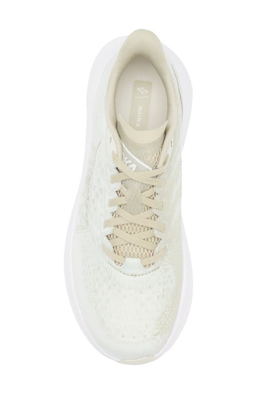 Hoka Mach 6 Running Shoe In White