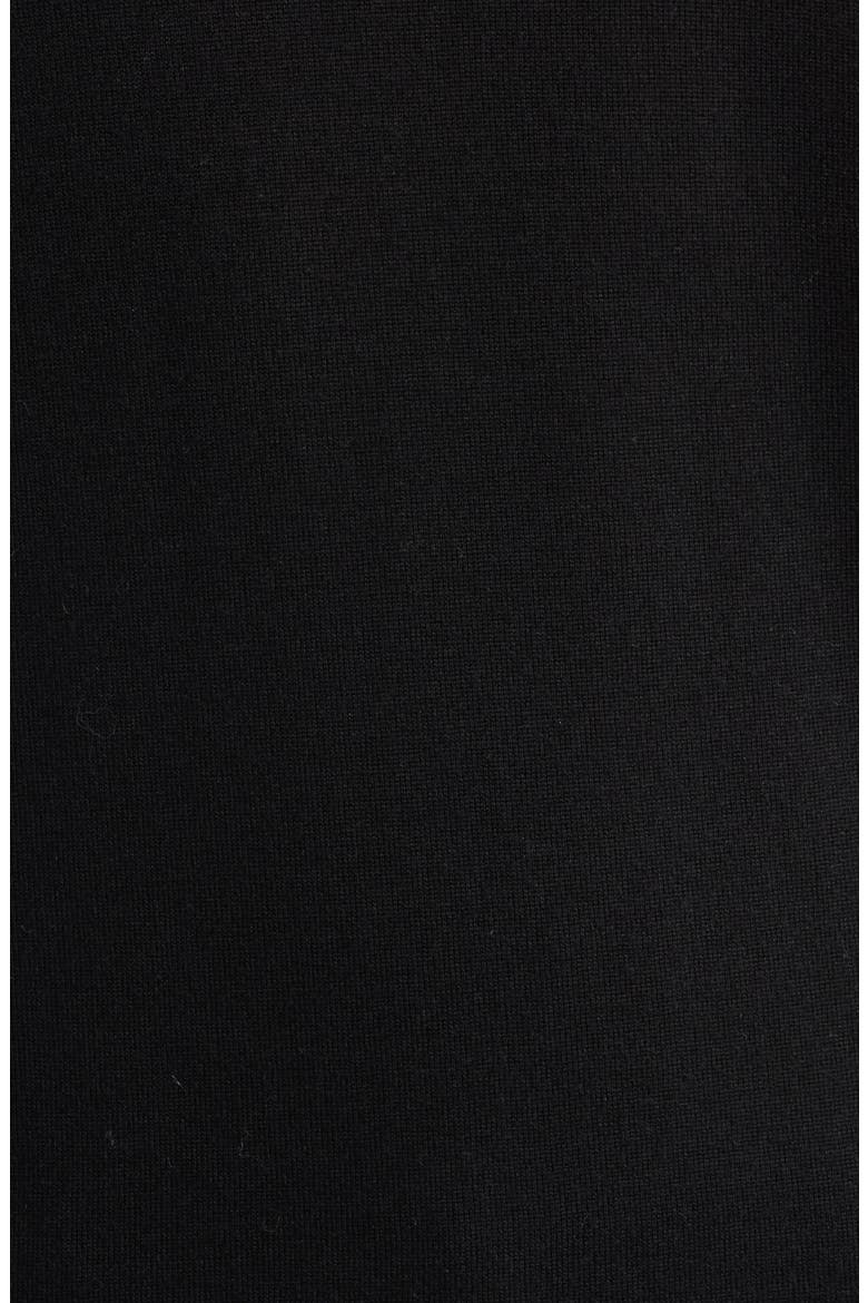Mock Neck Wool & Silk Sweater, Alternate, color, BLACK