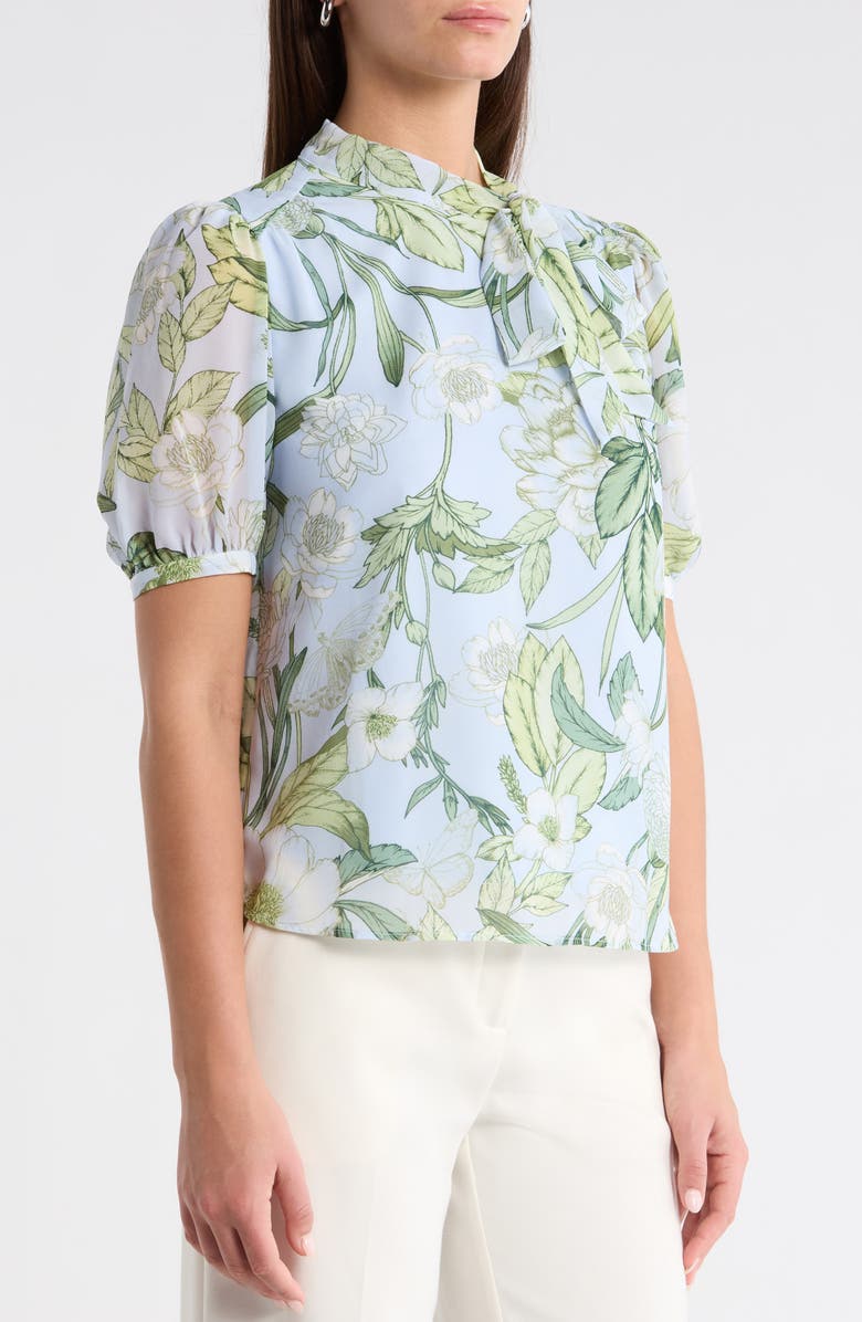 SUGARLIPS Serenade Bloom Rayna Bow Puff Sleeve Top, Alternate, color, 