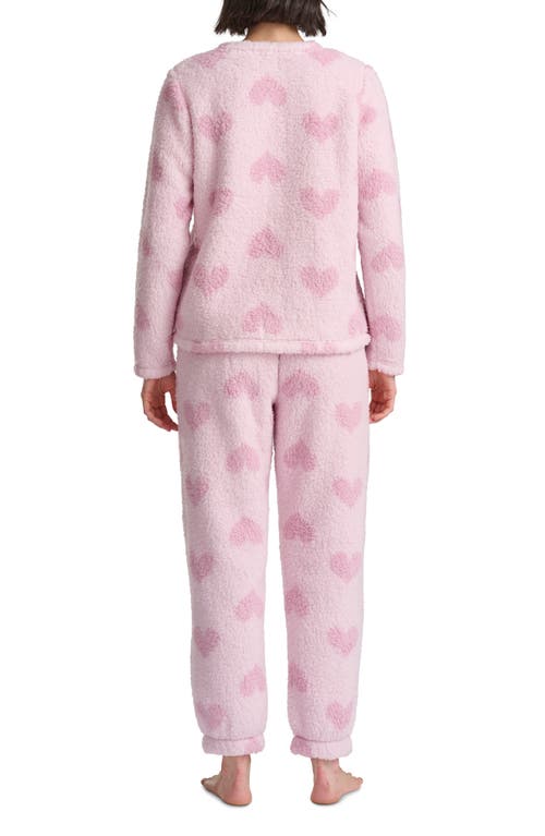 Splendid Plush Pullover & Joggers Set In Purple