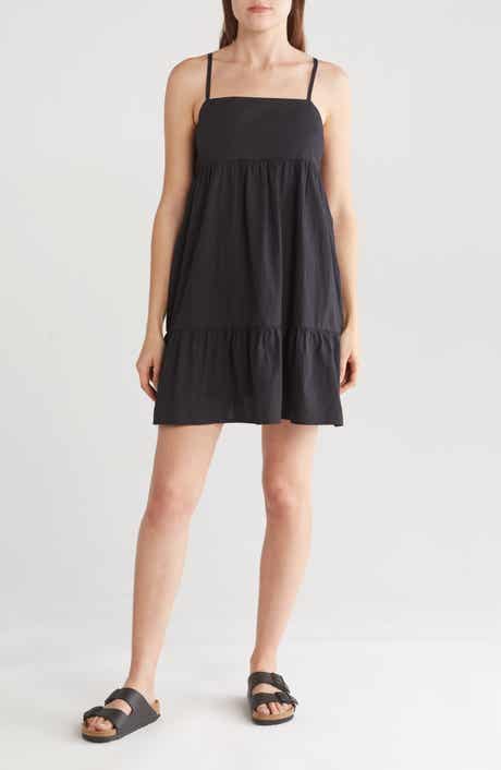 Abound Tiered Cotton Babydoll Dress