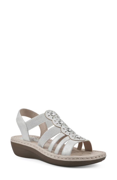 Camryn Strappy Wedge Sandal (Women)