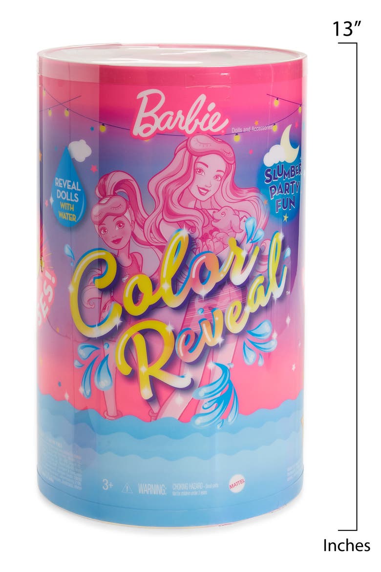 Barbie® Color Reveal Slumber Party Set with 50 Surprises, Alternate, color, PINK