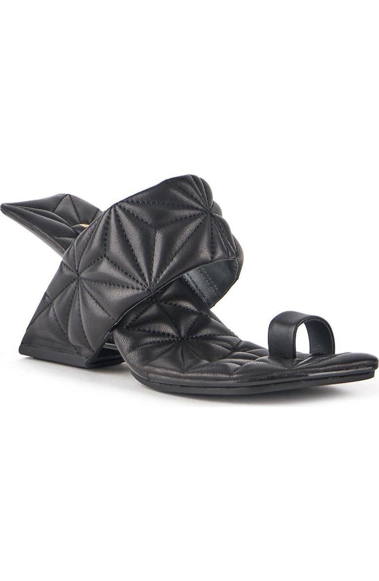 United Nude Loop Toe Hi Puffy Sandals, Alternate, color, Black Puffy