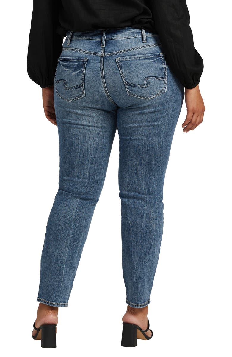 Silver Jeans Co. Suki Straight Leg Jeans, Alternate, color, 