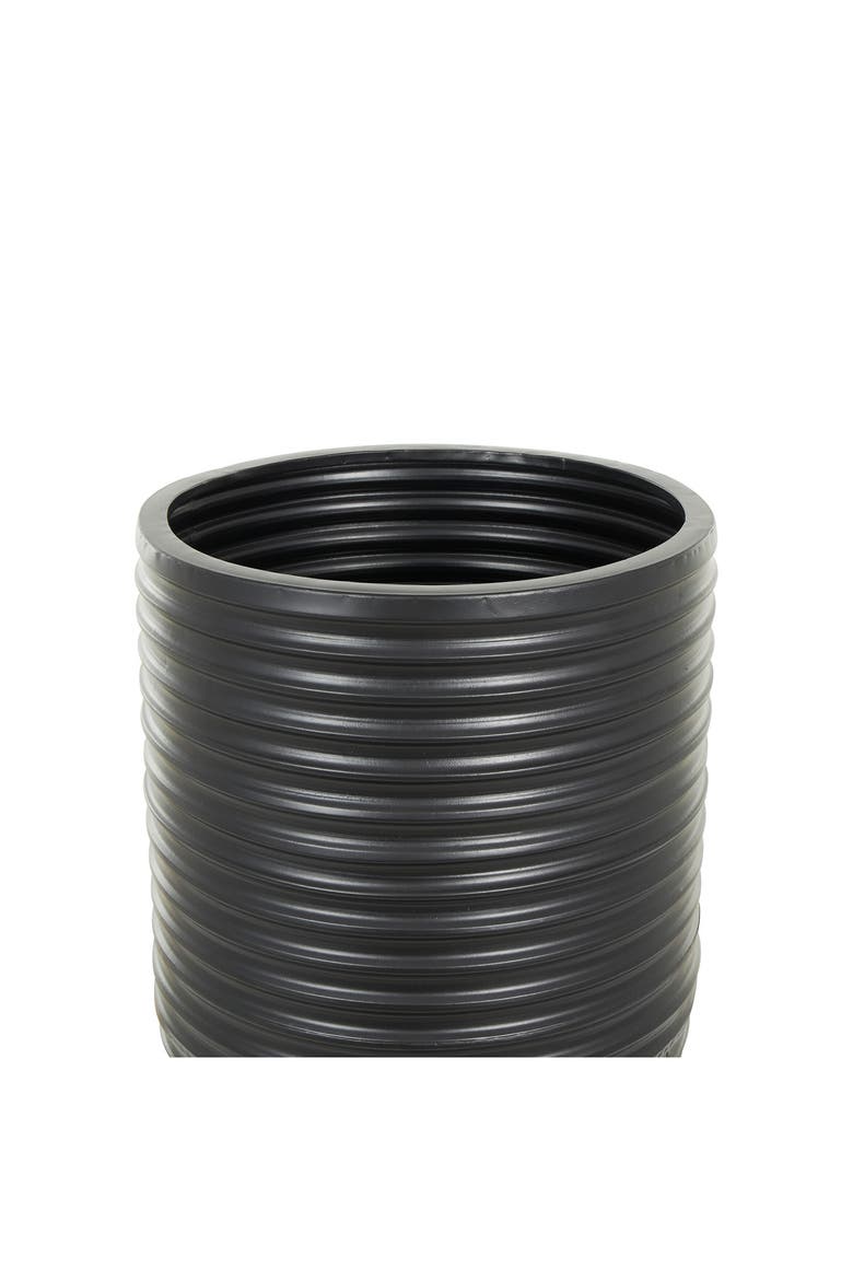 Set Of 3 Metal Vases, Alternate, color, BLACK