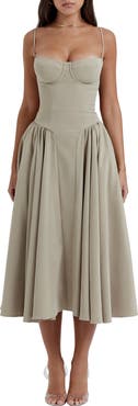 HOUSE OF CB Samaria Corset Fit & Flare Dress