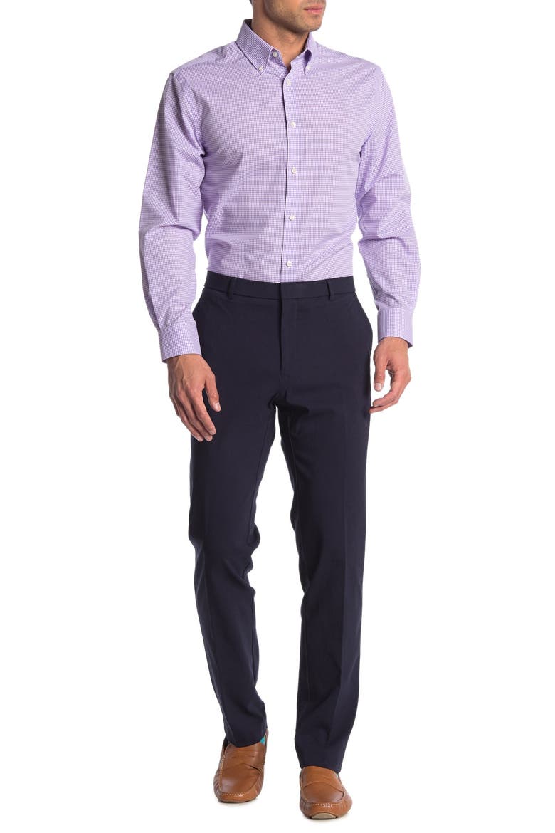 Twill Tailored Suit Separate Pants, Alternate, color, NAVY TWILL