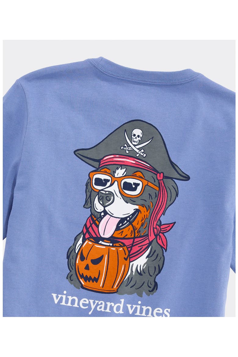 Kids' No Tricks Just Treats Graphic T-Shirt, Alternate, color, BLUE