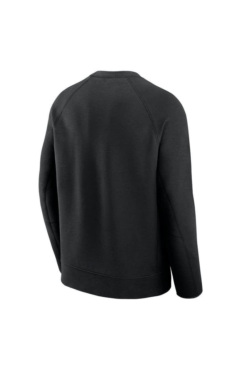 Nike Men's Nike Black Philadelphia Phillies Tech Fleece Raglan Sweatshirt, Alternate, color, Black