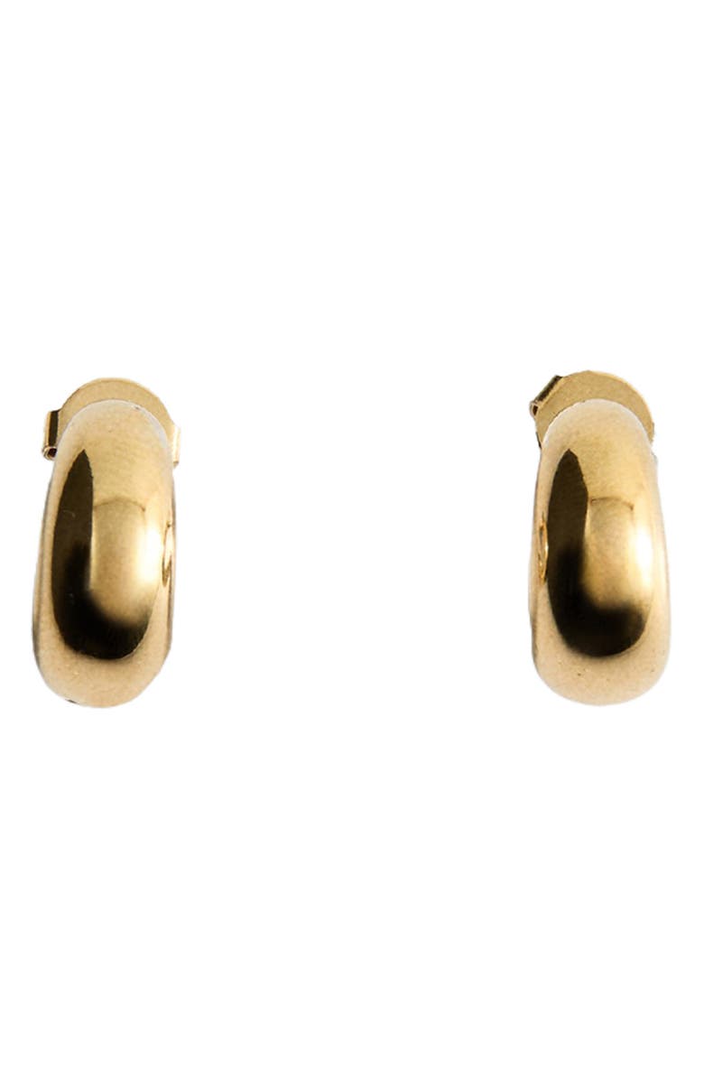 MANGO Semi Hoop Earrings, Main, color, Gold