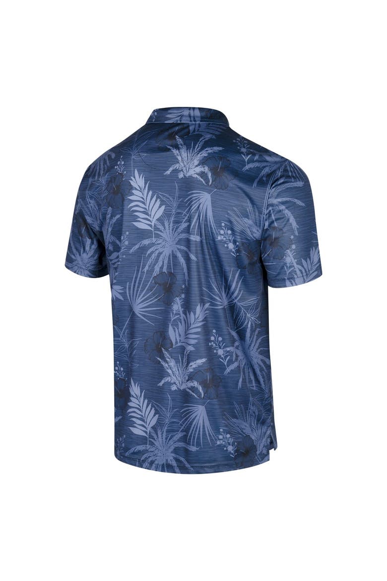 Men's Colosseum Royal Kansas Jayhawks Big & Tall Palms Polo, Alternate, color, Royal