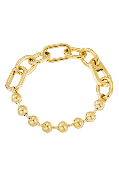 Link & Bead Bracelet