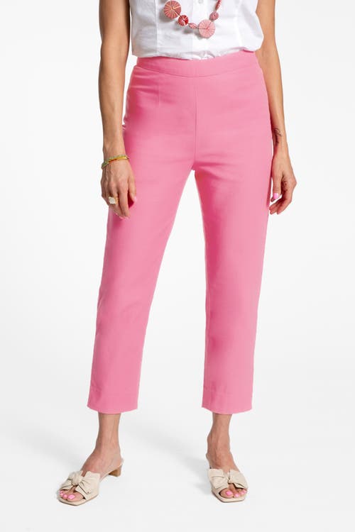 Frances Valentine Lucy Pant Solid Cotton Stretch in Pink 