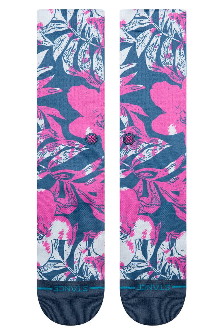 Lihue Crew Socks, Alternate, color, FUCHSIA