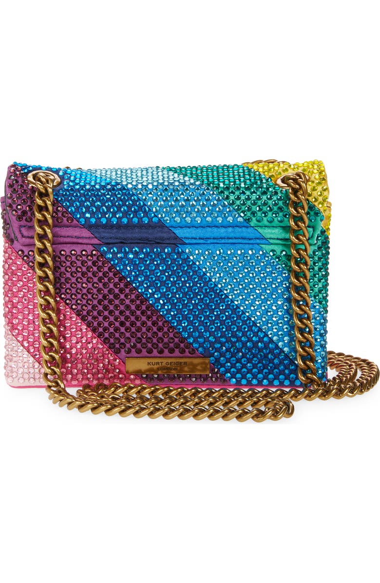 Kurt Geiger London Mini Kensington Crystal Shoulder Bag, Alternate, color,