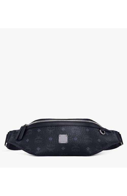 Mcm Medium Fursten Belt Bag In Black