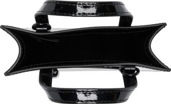 Micro Patent Leather Tote