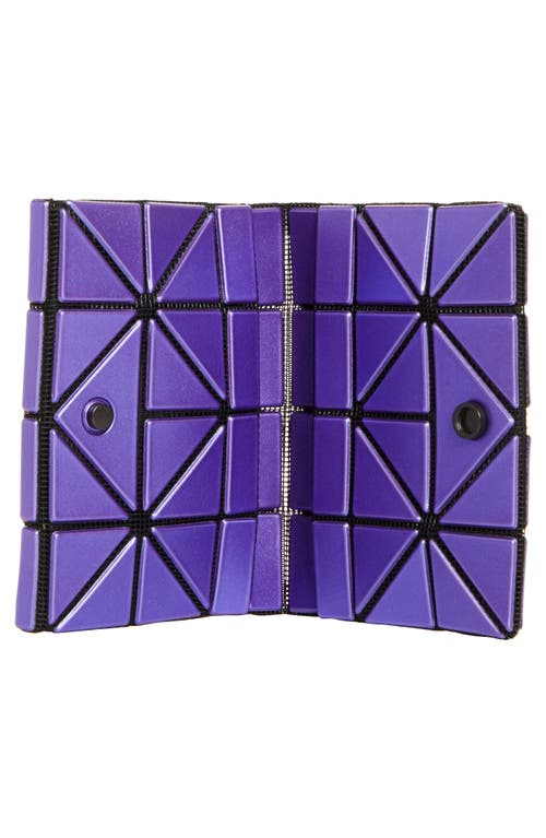 Bao Bao Issey Miyake Metallic Card Case In Purple