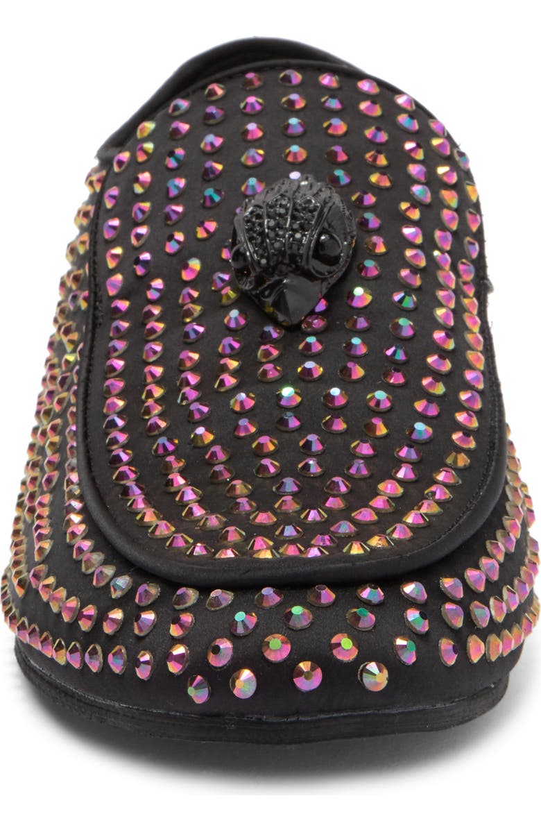 Kurt Geiger London Hugh Eagle's Head Crystal Stud Loafer, Alternate, color,