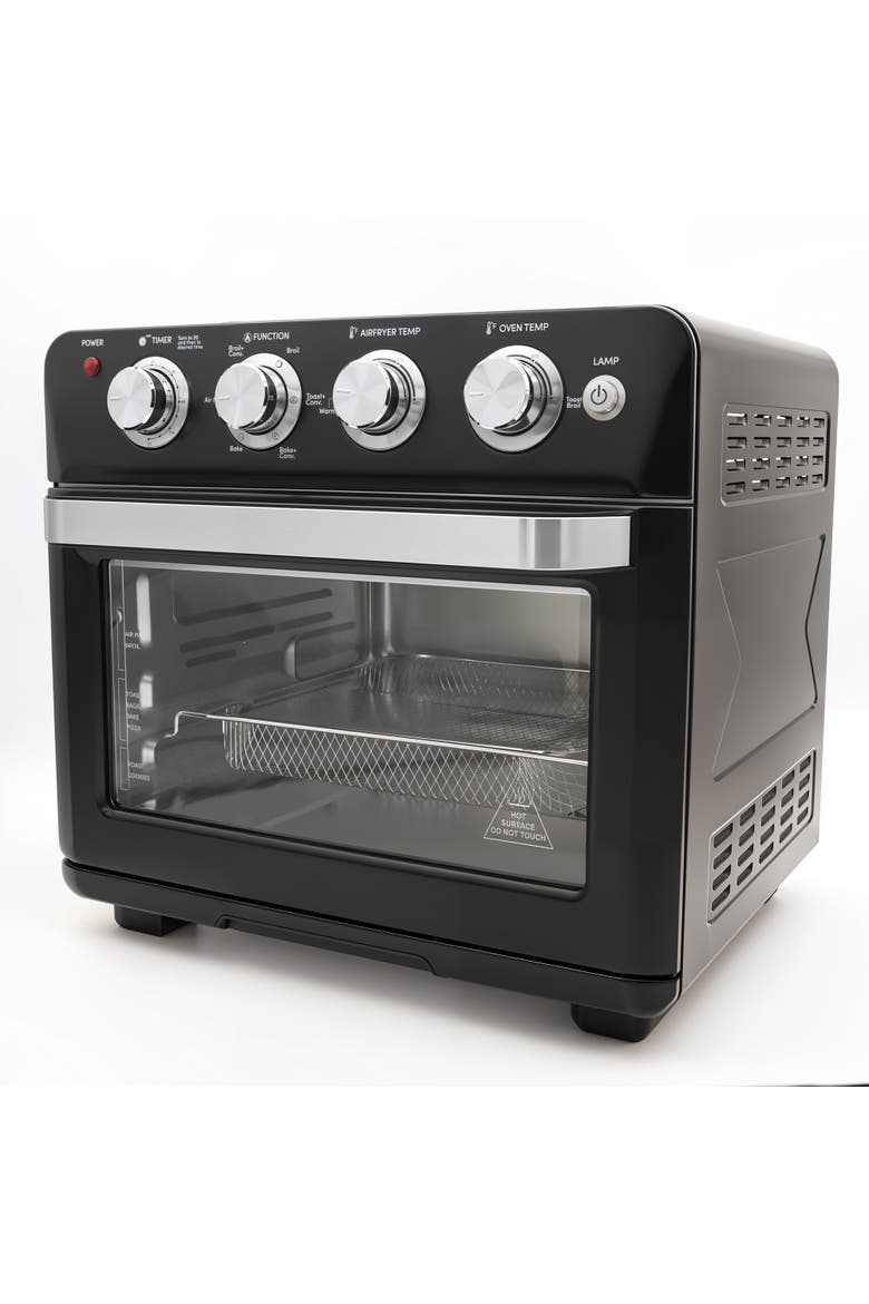 25 L Air Fryer Oven with Rotisserie and Dehydrator, Main, color, Black / Stainless Steel finish
