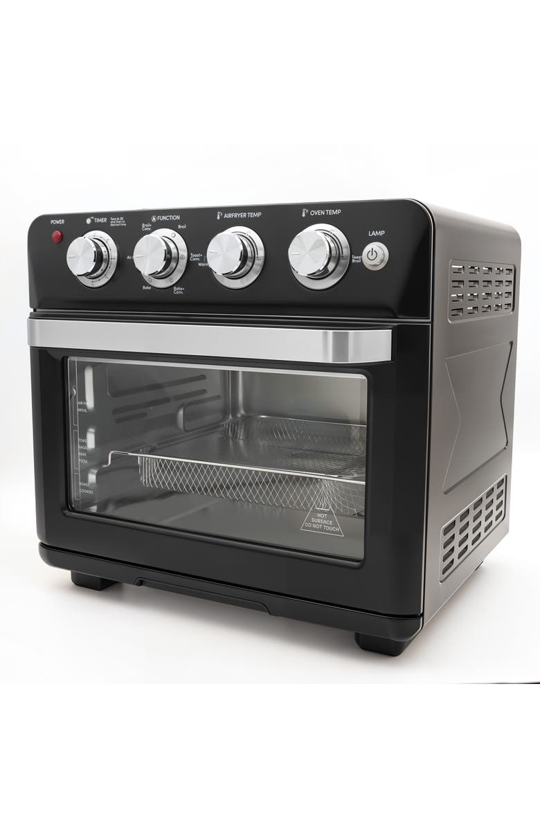 Elite Cuisine 25 L Air Fryer Oven with Rotisserie and Dehydrator, Main, color, Black / Stainless Steel Finish