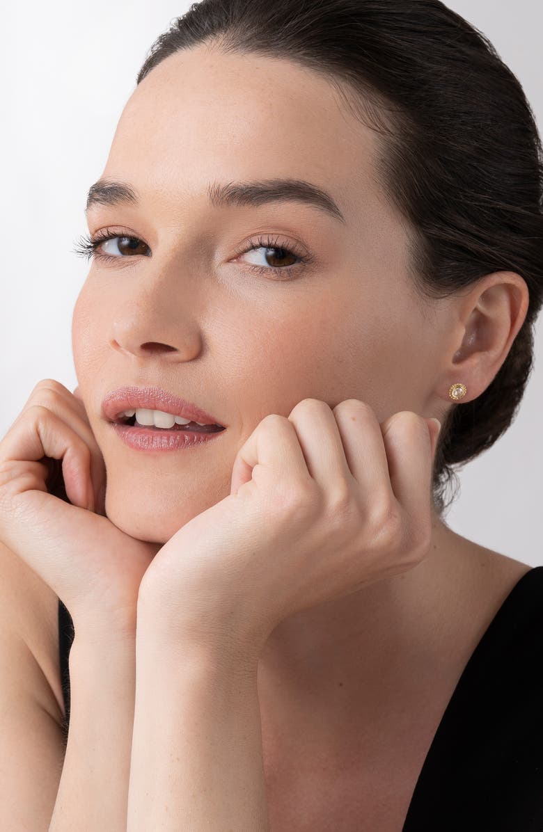 LAGOS Covet Rose Cut Diamond Stud Earrings, Alternate, color, 