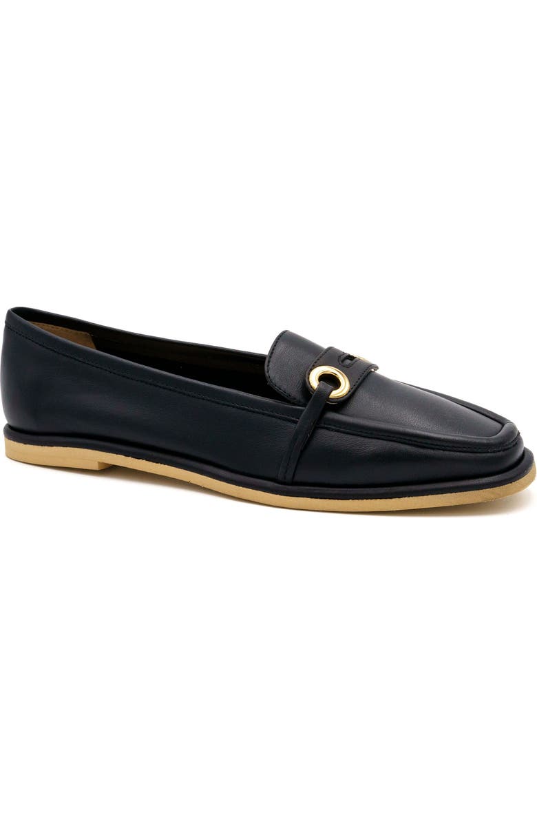 Amalfi by Rangoni Generosa Penny Loafer, Main, color, Black Vaporr