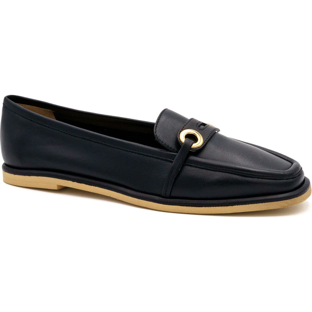Amalfi By Rangoni Generosa Penny Loafer In Black Vaporr