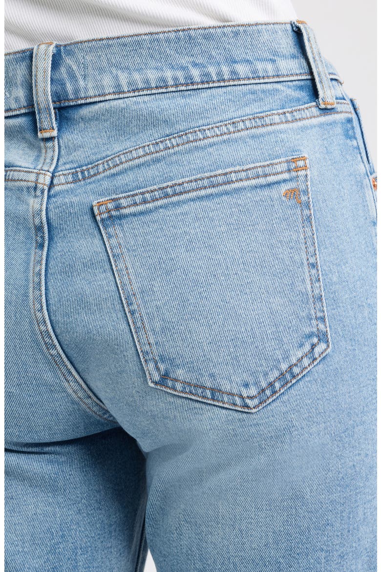 Jules Mid Waist Slim Straight Leg Jeans, Alternate, color, RAEBROOK WASH